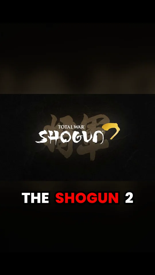 Creative Assembly's public apologies over the years, opening on Total War: Shogun 2 - Complete Edition reel cover